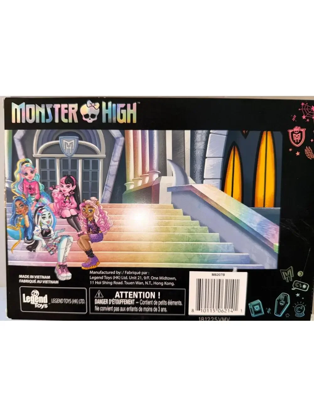 Monster High Mini Figures 8 Pack Collectible Character Dolls Playset Toy